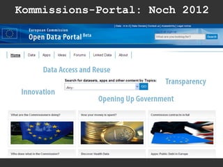 Kommissions-Portal: Noch 2012
 