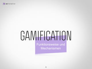 Wir alle spielen – egal wie alt wir sind und wer
                      wir sind.

Wir stellten uns schon immer Herausforderungen, wir
      beurteilen, vergleichen und konkurrieren.

               IDEA KREATYWNA
Diese Mechanismen werden u.a. in Unternehmen, Bildung,
   Webseiten- und Applikationsgestaltung, in internen
   Systemen, sowie B2B und B2C Marketing genutzt.
 