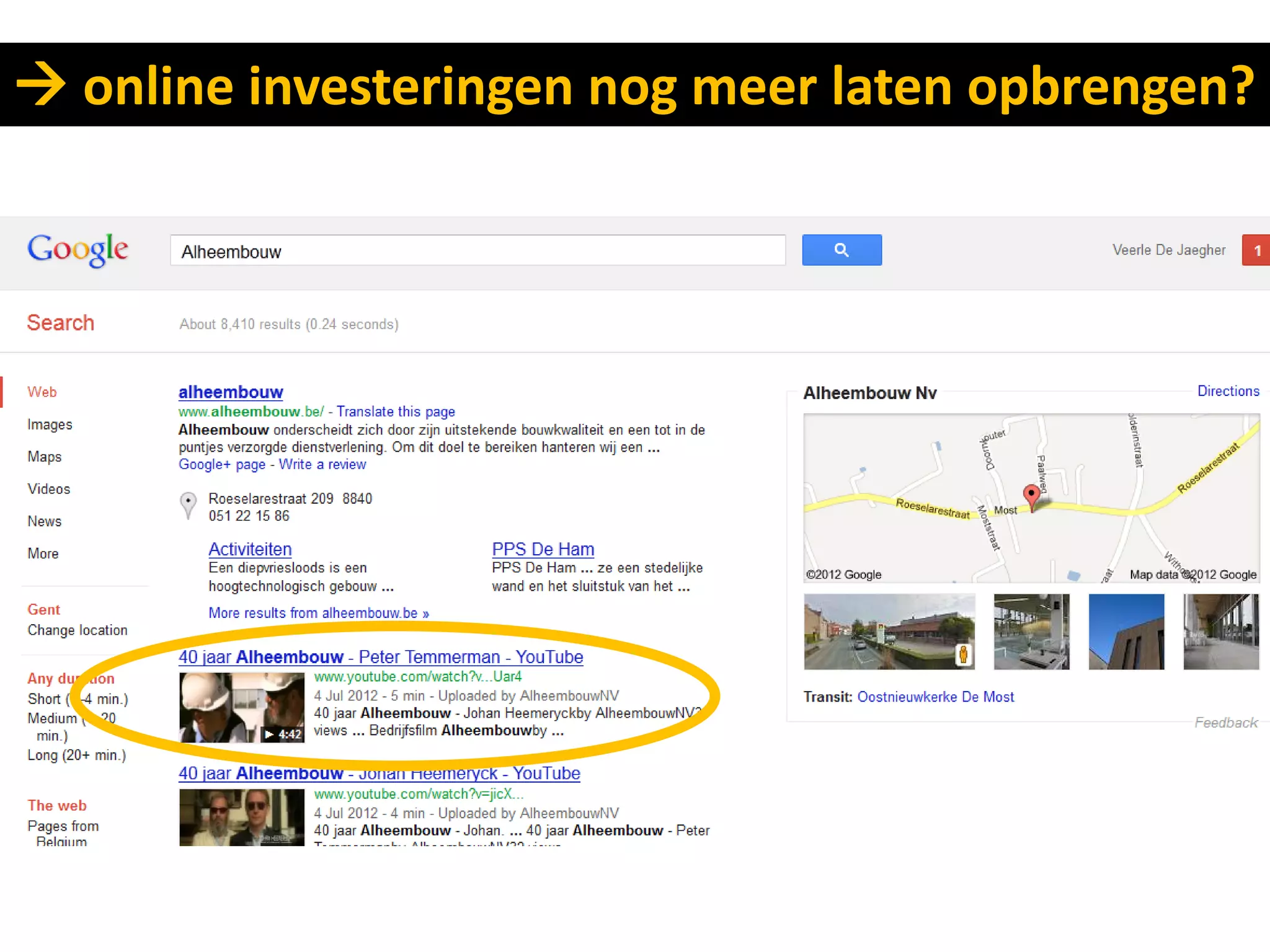  online investeringen nog meer laten opbrengen?
 