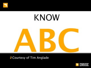Always
            Be
            Caching
∂ Courtesy of Tim Anglade
 