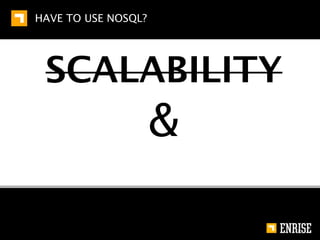 NOT SO GREAT RDBMS FEATURES


∂ Vertical scalability




                              19
 