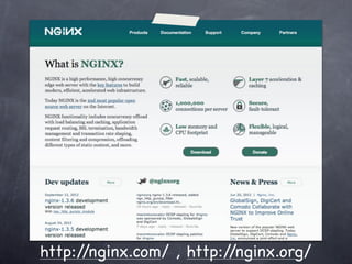http://nginx.com/ , http://nginx.org/
 