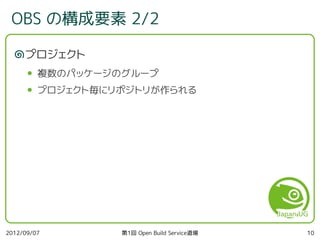 第1回 Open Build Service 道場