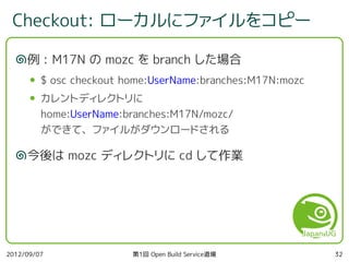 第1回 Open Build Service 道場