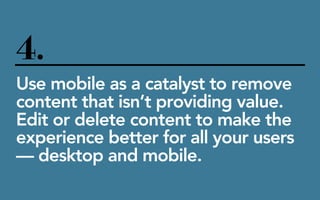 Content Strategy for Mobile: The Workshop Slide 153
