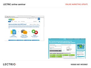 LECTRIC online seminar   ONLINE MARKETING UPDATE
 