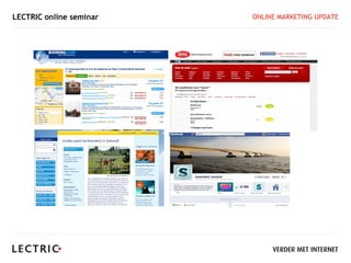 LECTRIC online seminar   ONLINE MARKETING UPDATE
 