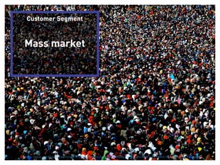 Customer Segment



        Mass market




Business Model Lecture |http://1.bp.blogspot.com/-wYRDKwwuvZk/Tq6Esx2CoAI/AAAAAAAABkg/d7jEc7vPzT0/s1600/Crowd_Obama_Inauguration_Day_Big.jpg
         Image curtsey: © 2012 relevantive AG
 