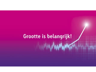 Grootte is belangrijk!
 