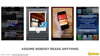 ASSUME NOBODY READS ANYTHING
OCT 3, 2012 - WWW.QUBOP.COM
 