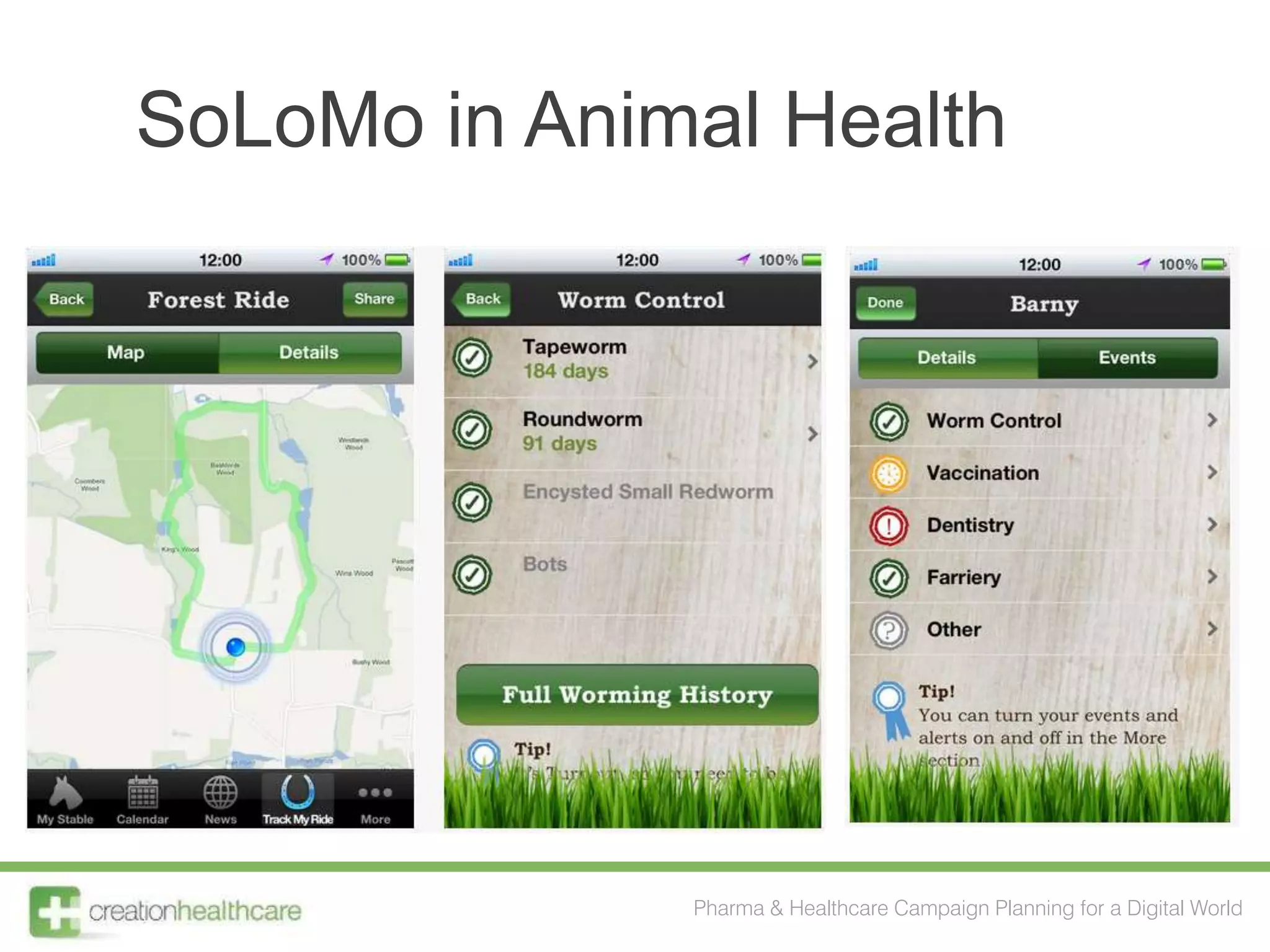 SoLoMo in Animal Health




              Pharma & Healthcare Campaign Planning for a Digital World
 