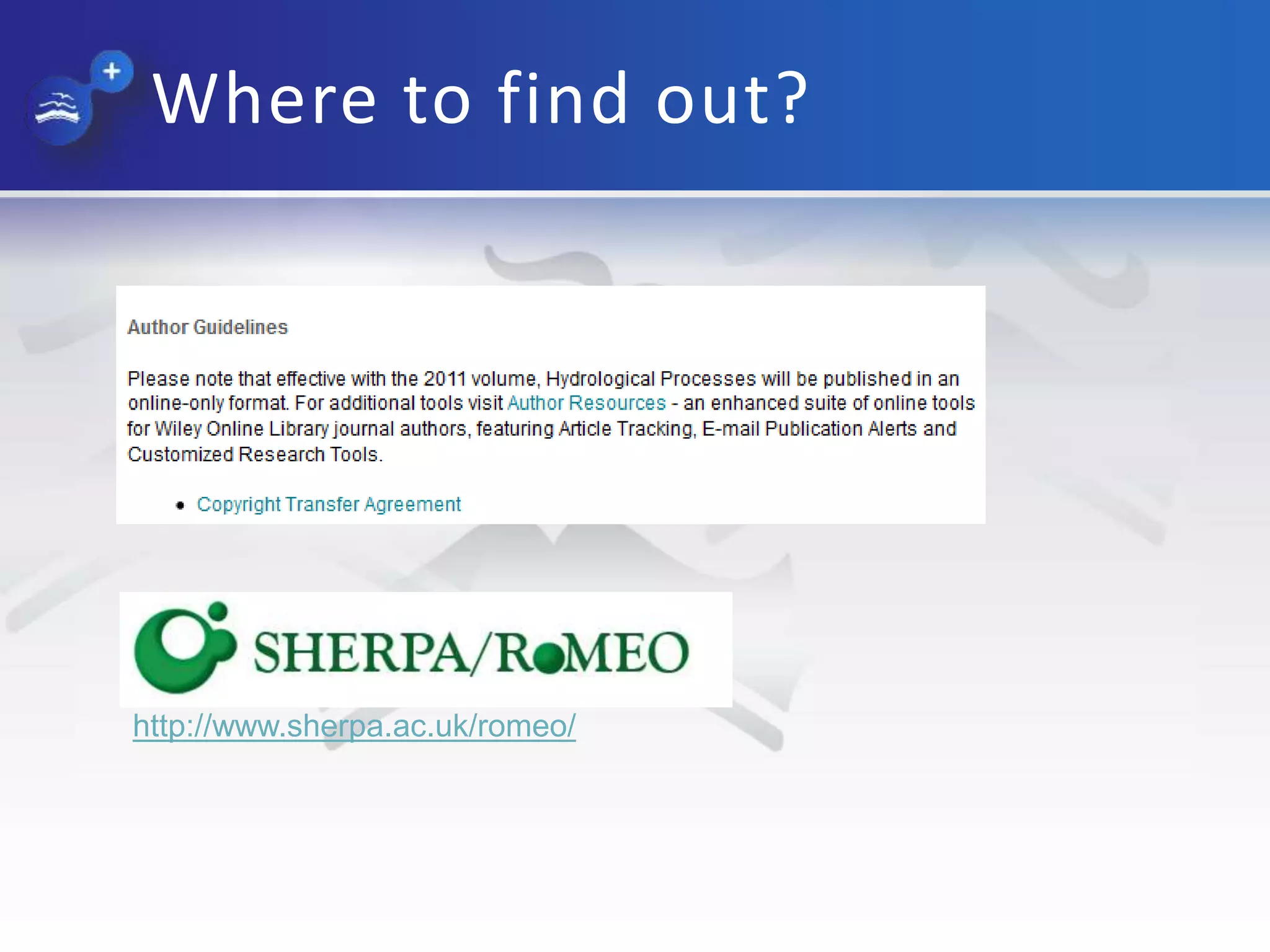 Where to find out?
http://www.sherpa.ac.uk/romeo/
 