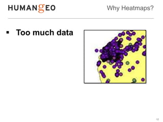 Why Heatmaps?


 Too much data




                                  12
 
