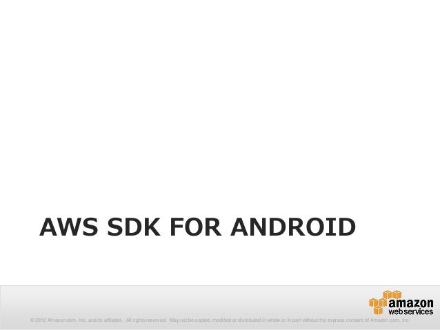 aws sdk for android studio