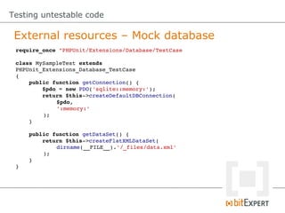 Testing untestable code - IPC12 | PDF