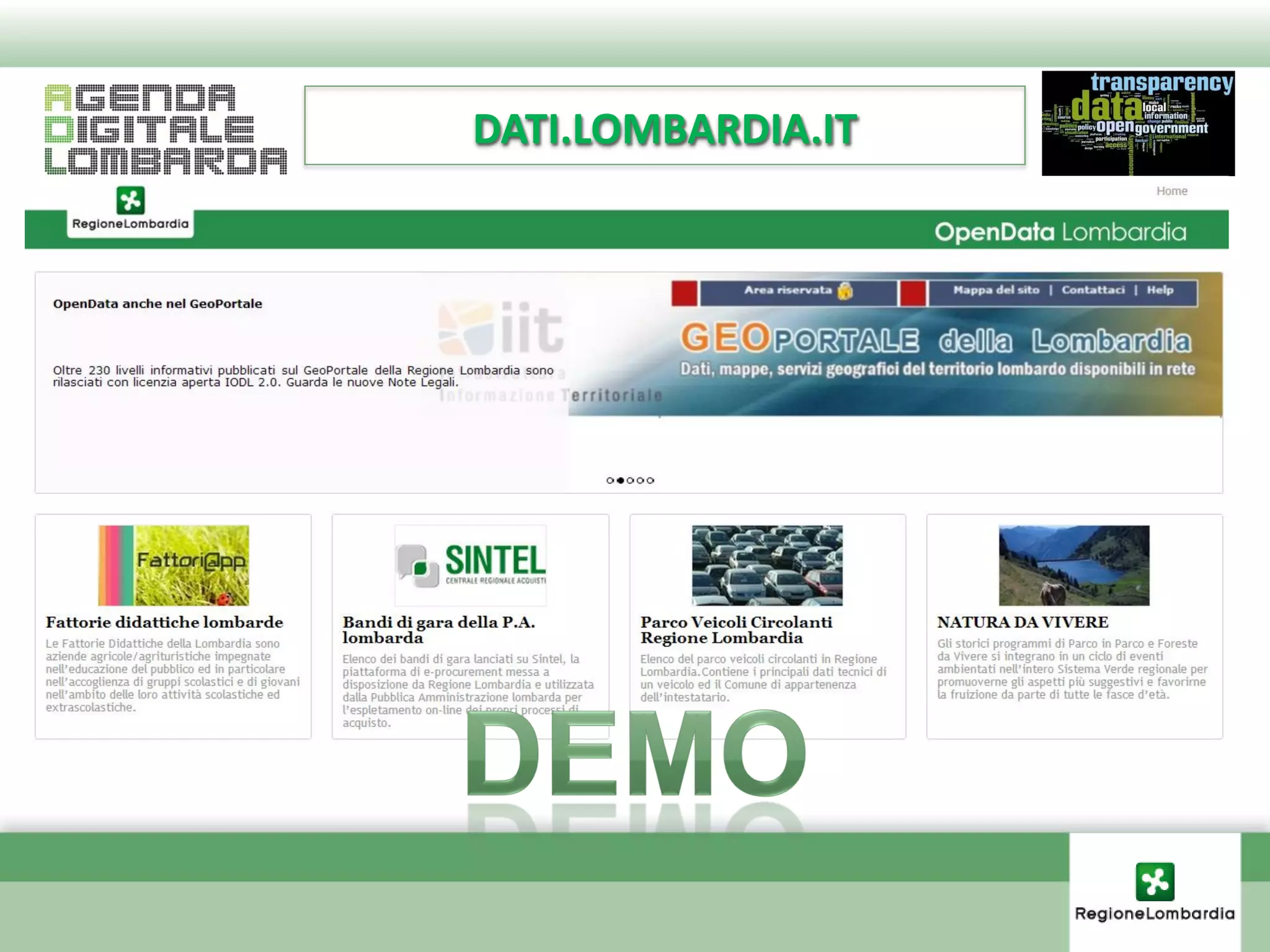 DATI.LOMBARDIA.IT
 