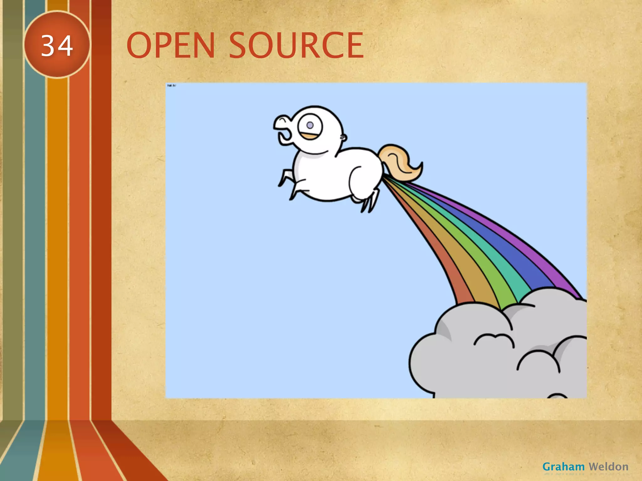 34   OPEN SOURCE




                   Graham Weldon
 