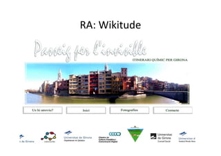 RA: Wikitude
 