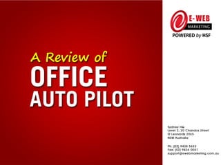A review of Office AutoPilot