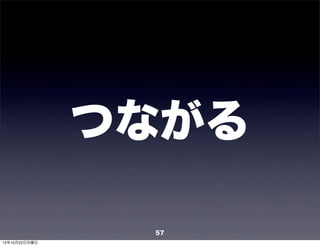 つながる

                57
12年10月22日月曜日
 