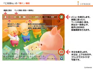 「こえほん」の「聞く」機能




                Confidential
 