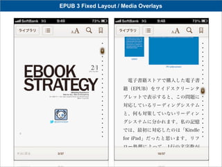EPUB 3 Fixed Layout / Media Overlays
 