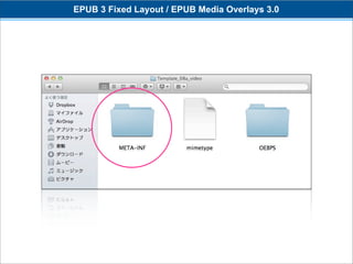 EPUB 3 Fixed Layout / EPUB Media Overlays 3.0
 