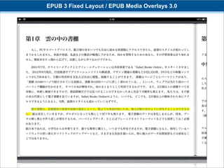 EPUB 3 Fixed Layout / EPUB Media Overlays 3.0
 