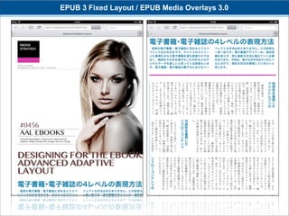 EPUB 3 Fixed Layout / EPUB Media Overlays 3.0
 