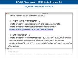 EPUB 3 Fixed Layout / EPUB Media Overlays 3.0

        page-blanche-20120314.epub
 