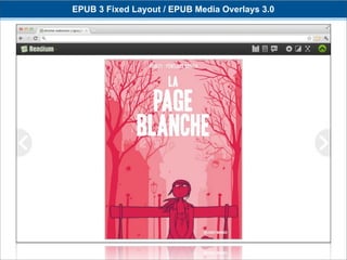 EPUB 3 Fixed Layout / EPUB Media Overlays 3.0
 
