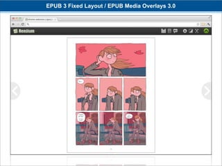 EPUB 3 Fixed Layout / EPUB Media Overlays 3.0
 