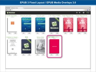 EPUB 3 Fixed Layout / EPUB Media Overlays 3.0
 