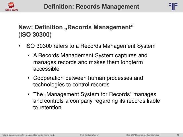 Record Management System Meaning
