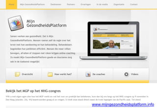 www.mijngezondheidsplatform.info
 