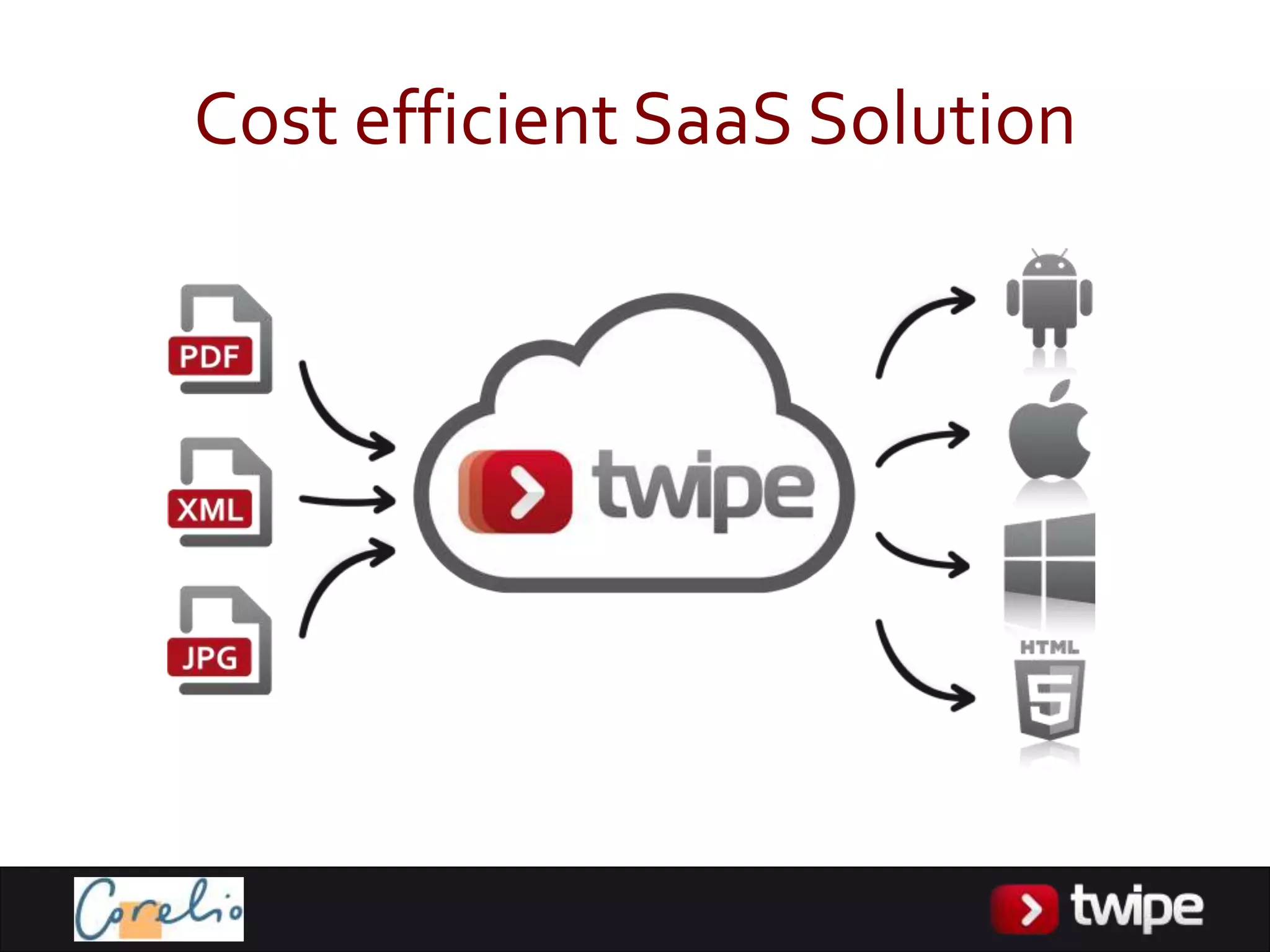 Cost efficient SaaS Solution
 
