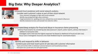 Big Data: Why Deeper Analytics?
Communications
                        Enhanced churn prediction with social network analy...