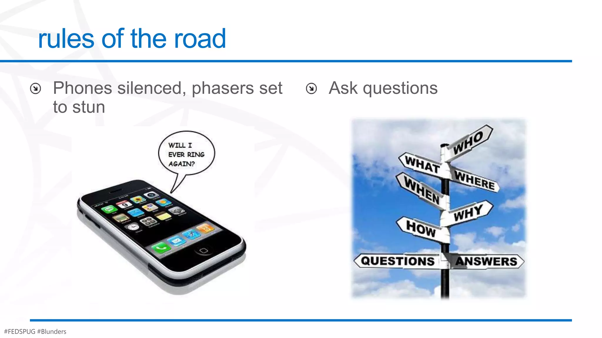 rules of the road




#FEDSPUG #Blunders
 