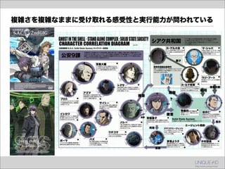 複雑さを複雑なままに受け取れる感受性と実行能力が問われている
 