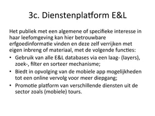 E&L-presentatie Provinciale Portals - 14/11/2012