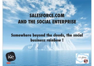 SALESFORCE.COM
   AND THE SOCIAL ENTERPRISE

Somewhere beyond the clouds, the social
         business rainbow !
 