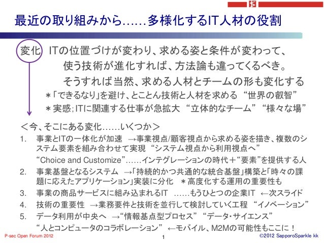 自己紹介にかえて 変化する企業itと ワクワク感 桑原里恵