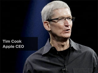 Tim Cook
Apple CEO
 