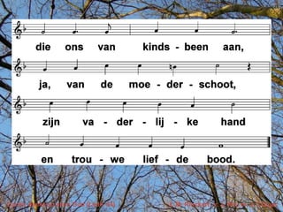 Dankt, dankt nu allen God (LvdK 44)   t. M. Rinckert; v. J. Wit; m. J. Crüger
 