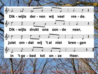 Welk een vriend is onze Jezus (EL 299)   t. J. Scriver; m. C.C. Converse; v. Joh. De Heer
 