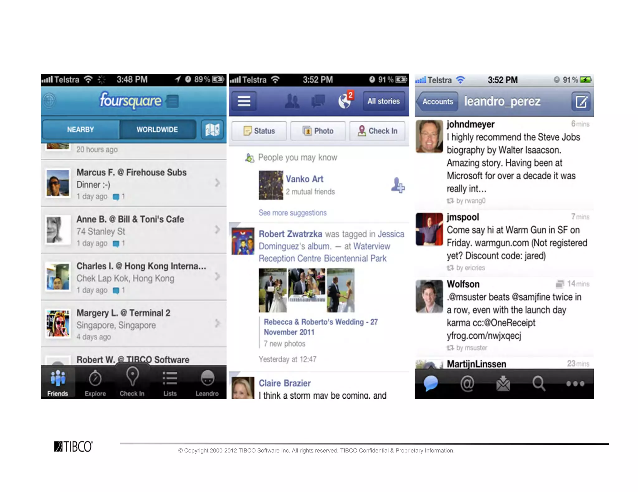 © Copyright 2000-2012 TIBCO Software Inc. All rights reserved. TIBCO Confidential & Proprietary Information.
 