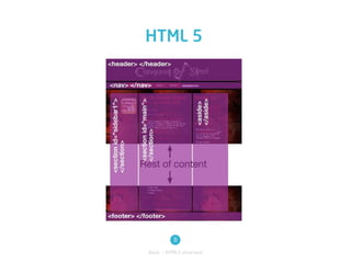 HTML 5




          8
Basic / HTML5 structure
 