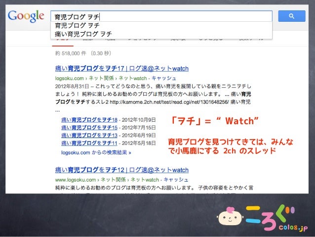 子育てとブログを考える ころぐ講演 子育てとブログを考える ころぐ講演
