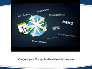 Conçues pour être applicables internationalement
 