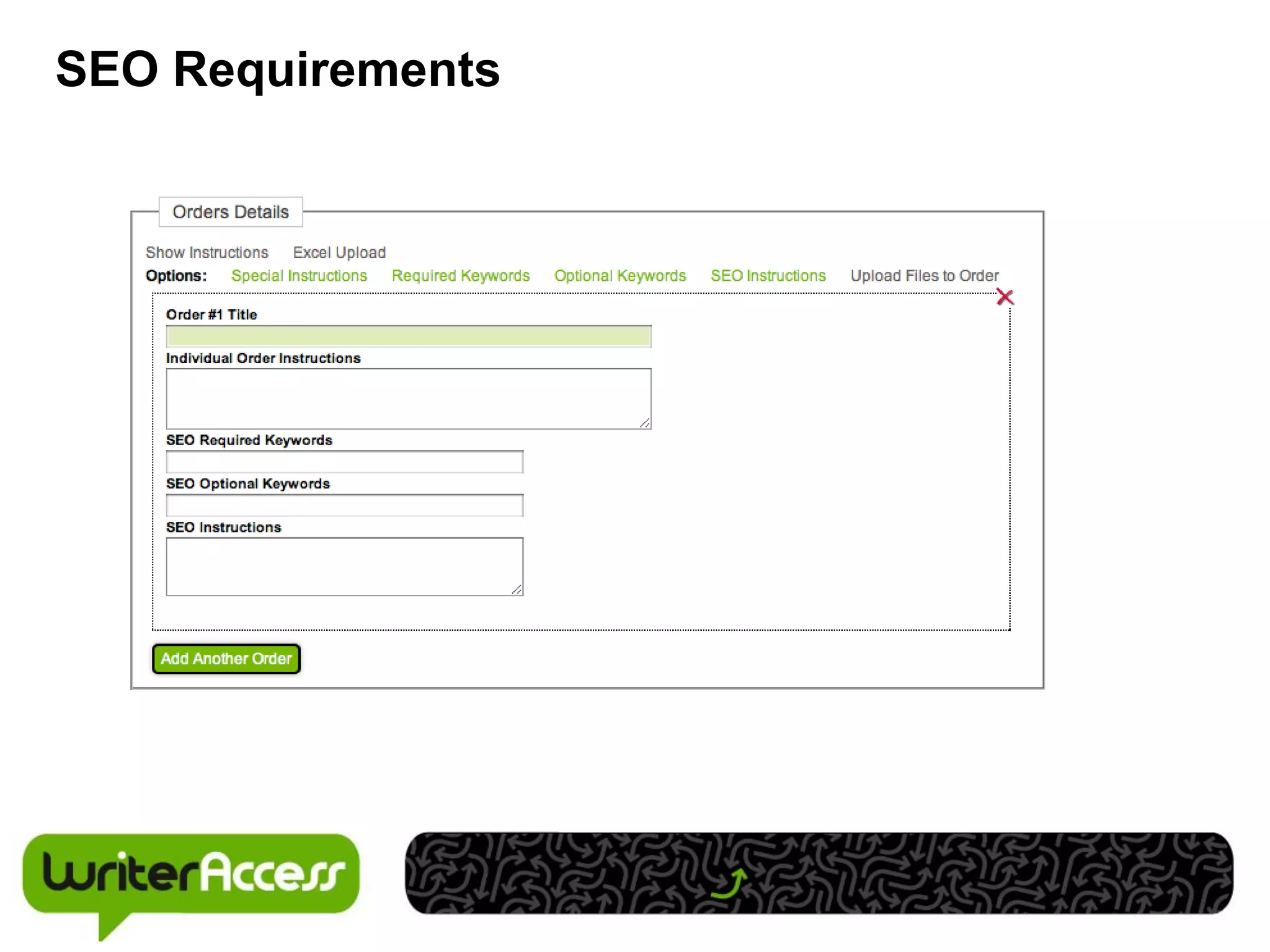 SEO Requirements
 
